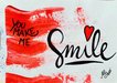 Acryl, Handlettering, Smile, Kunst, Grafik Design, Maike Guthier, Grafik Dsign